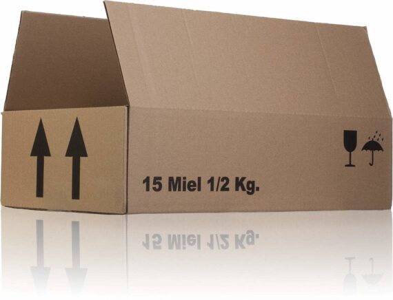 Caixa cartao miel 1/2kg