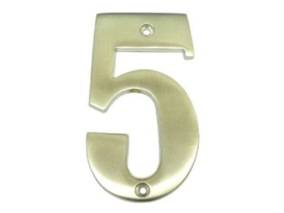 Algarismo latao nº5