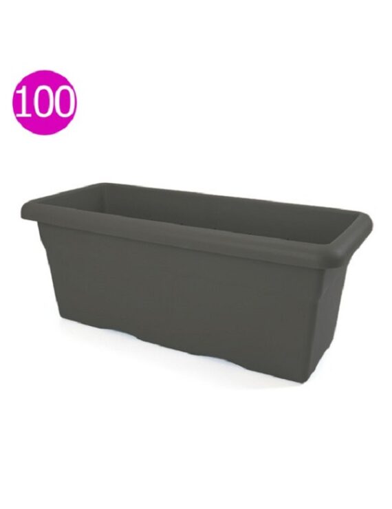 Floreira antracite 100x44x40