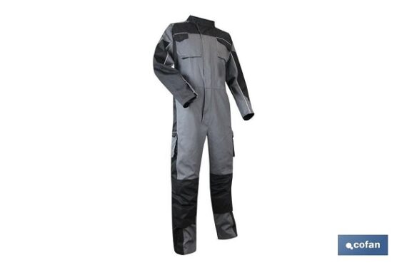 Macacao Trabalho 280GMS/M Cinza-Preto L