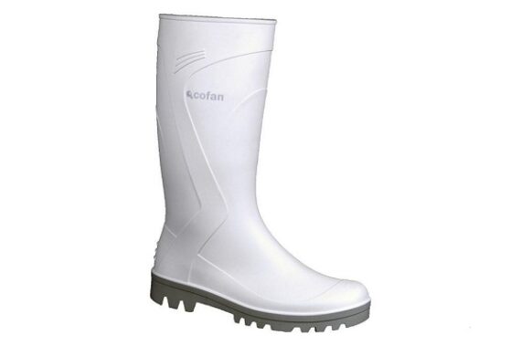 Bota de Agua PVC Cano Alto Branca T41