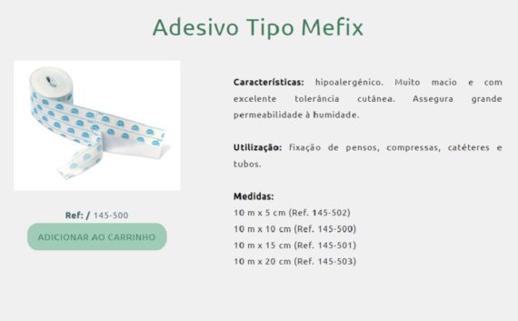 Adesivo tipo MEFIX 10x10