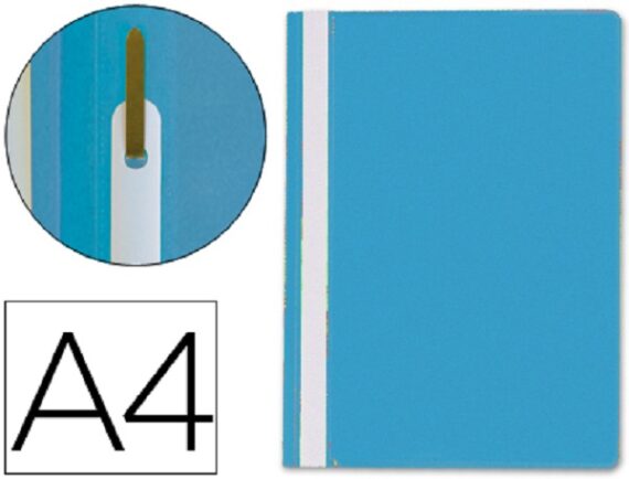 Bolsa dossier Fastener pvc A4 azul