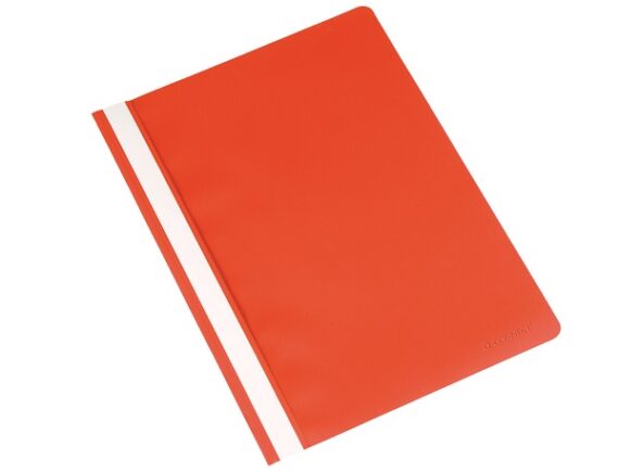 Bolsa dossier Fastener em plastico din a4 vermelho.