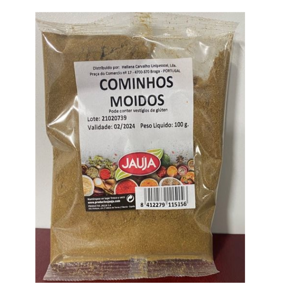 Cominhos Moidos 100gr cx c/20