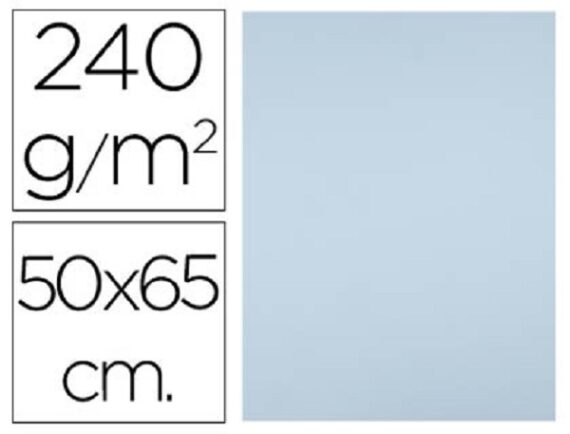 Cartolina 50x65 240gr azul celeste