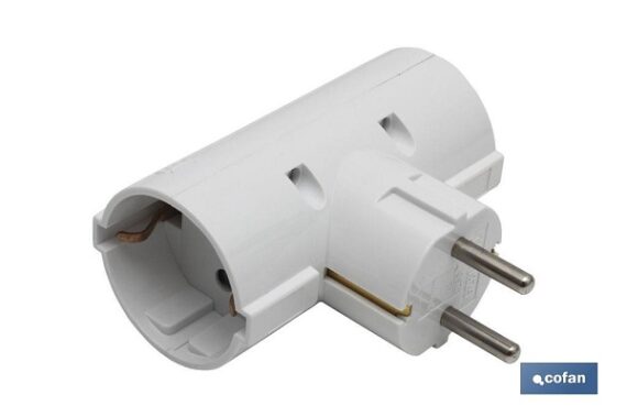 Adaptador Schuko 2Vias  (16A250V)