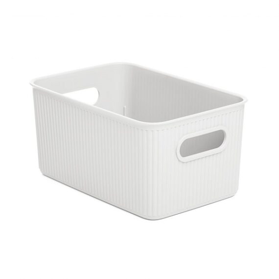 Cesto de Arrumaçao M 5L - branco pergamon