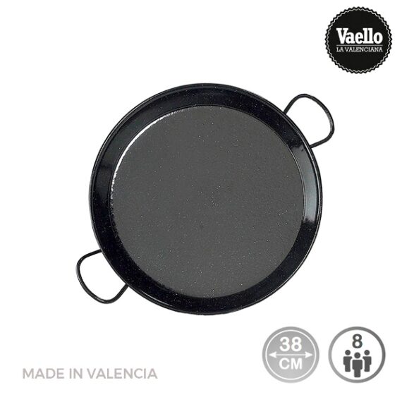 Frigideira p/ Paelha Aço Esmaltado 38cm