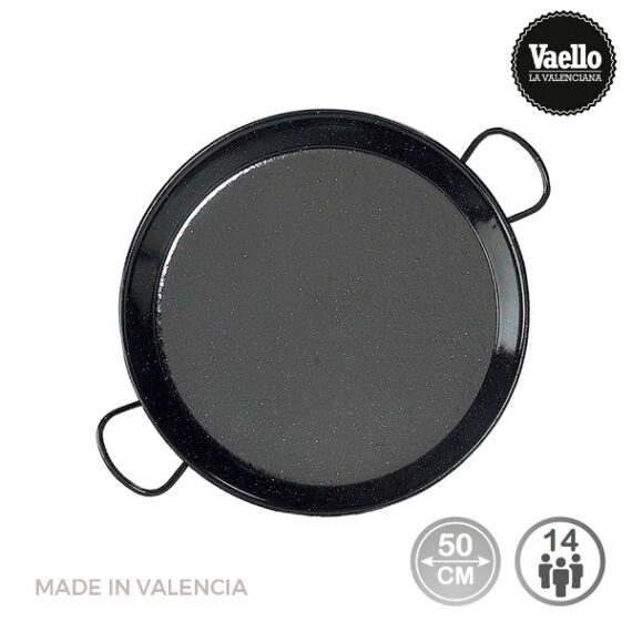 Frigideira p/ Paelha Aço Esmaltado 50cm