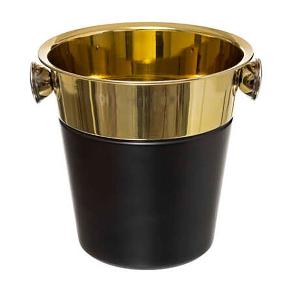 Balde para gelo inox coleçao "party gold"