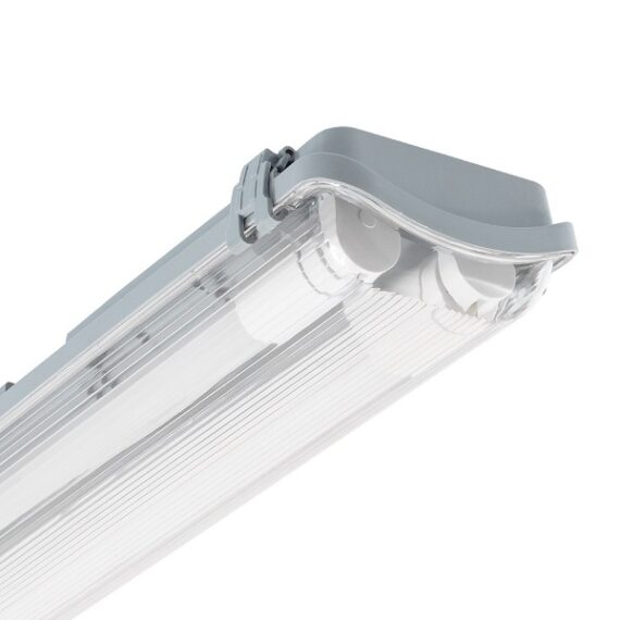 Armadura Est 2x58W c/Bas+Lamp