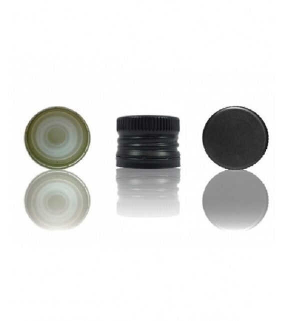 Capsulas 31.5X24.6 Pretas Roscadas