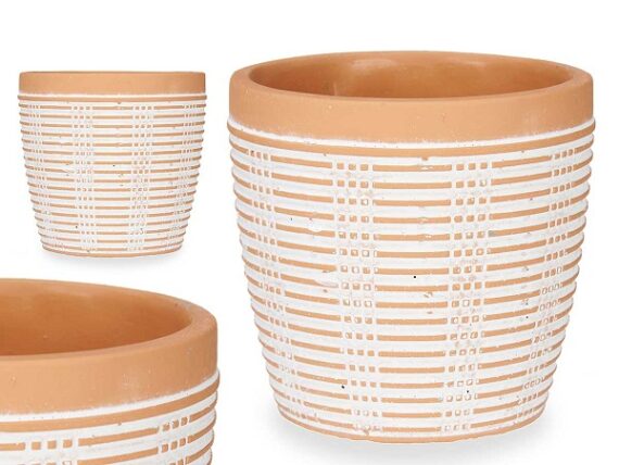 Vaso terracota redondo ricas 13.5x10