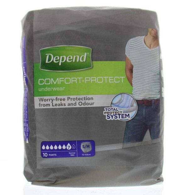 Depend incontinencia Men S-M 10un