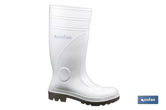 Bota Agua C/Biqueira Aço S-4 Branca TAM -38