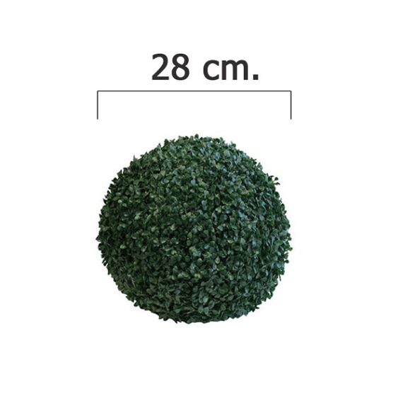 Bola artificial verde 28cm