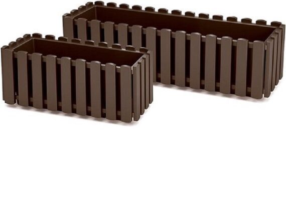 Floreira boardee fencycase 58x18x16.2 -castanho