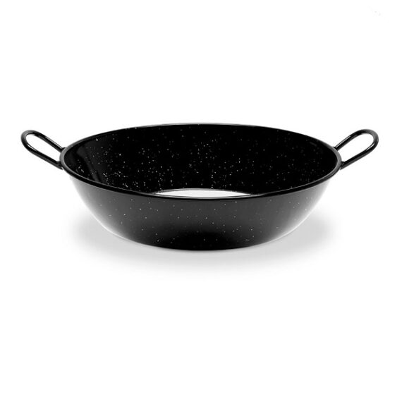FRIGIDEIRA HONDA ESMALTADA COM ASAS PARA INDUÇÃO-VITROCERÂMICA Ø36cm. VAELLO