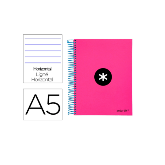 Caderno Espiral A5 Capa Forrada Pautado 120f 100g