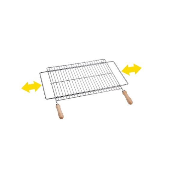 Grelha Extensivel para Churrasqueira 60x40