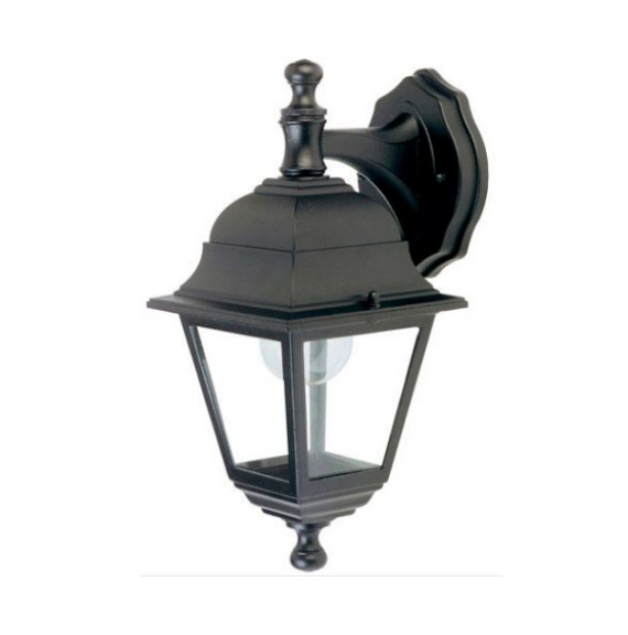 Candeeiro De Jardim Suporte Alto Preto