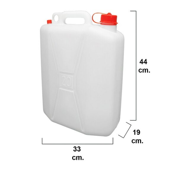 Garrafa de plástico para garrafa de alimentos de 20 litros