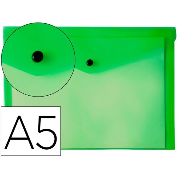 Bolsa Porta documentos A5 verde