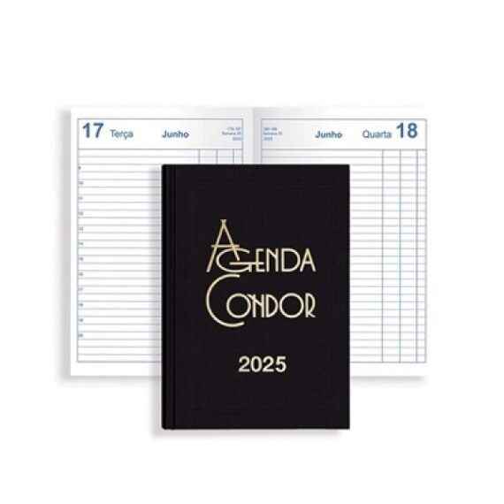 Agenda Condor preta diaria