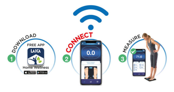 Balança Wc Inteligente com Bluetooth Imc 180Kg Forever