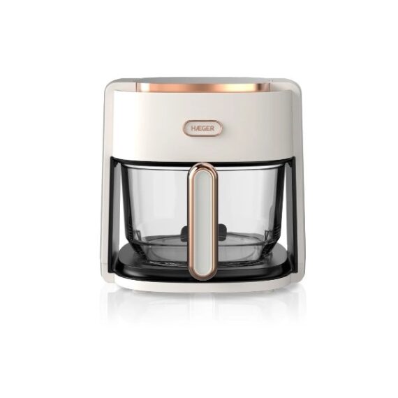 Fritadeira Sem Oleo Digital HAEGER Air Glass 4.5L 1200W