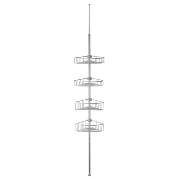 BARRA TELESCÓPICA COM 4 CESTOS STEEL