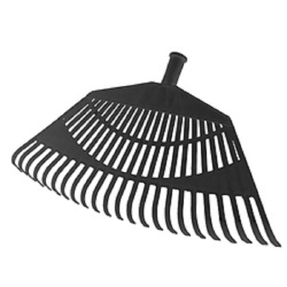 Ancinho Plástico Trapezoidal Cor Preta 32 Dentes