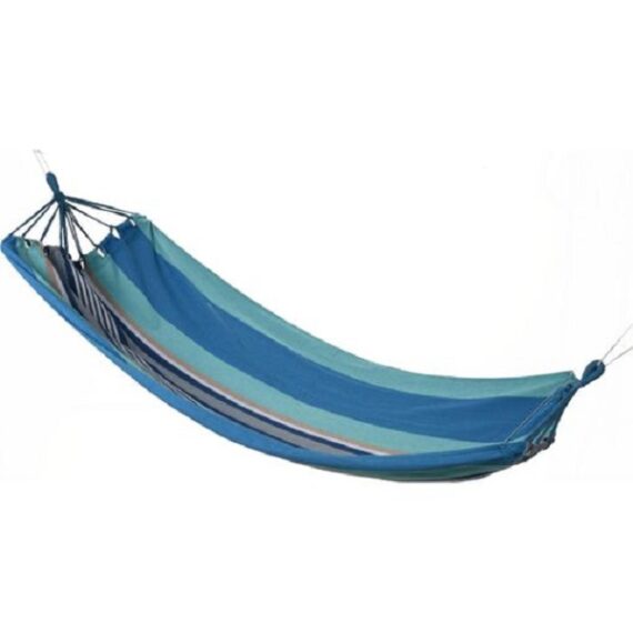 Cama de Rede Riscas Azuis 100x200cm
