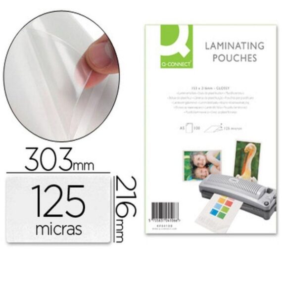 Bolsa de Plastificar 303x216mm 125mic DinA4 Auto Adesivas Cx 25 Uni