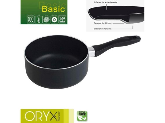 Caçarola de Alumínio Antiaderente Básica 18 cm/ 3 mm ORYX