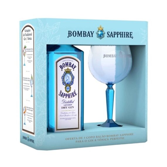 Gin Bombay Sapphire com Copo