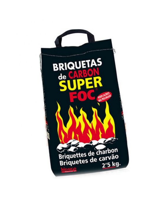 Carvão BIGBUY BBQ Saco em Briquetes (2.5 Kg)